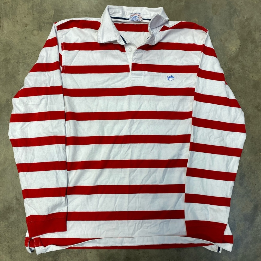 Men’s southern tide nautical long sleeve p…
